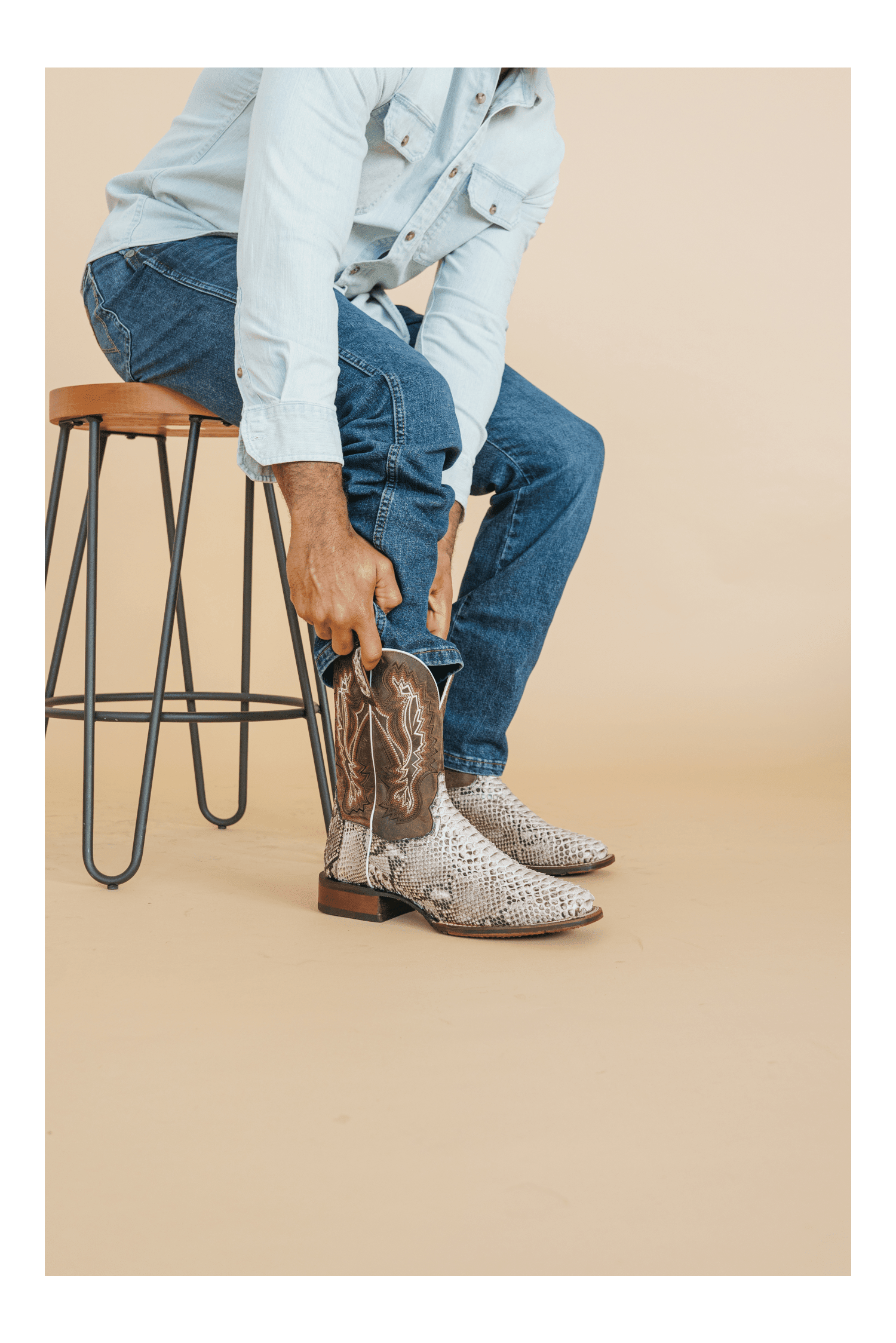 Dan Post Brutus Python Boot - Luxury Exotic Western Boot