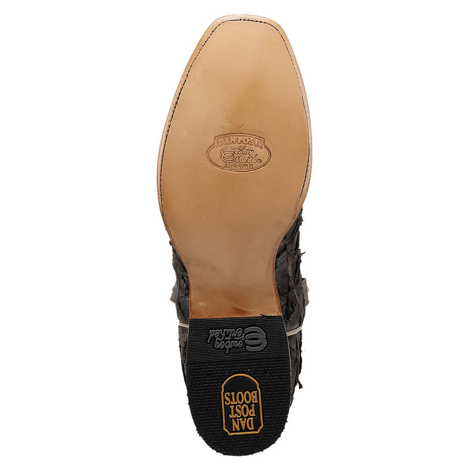 Dan Post Men's Riggs Pirarucu Skin Cutter Style Toe 13" Boots