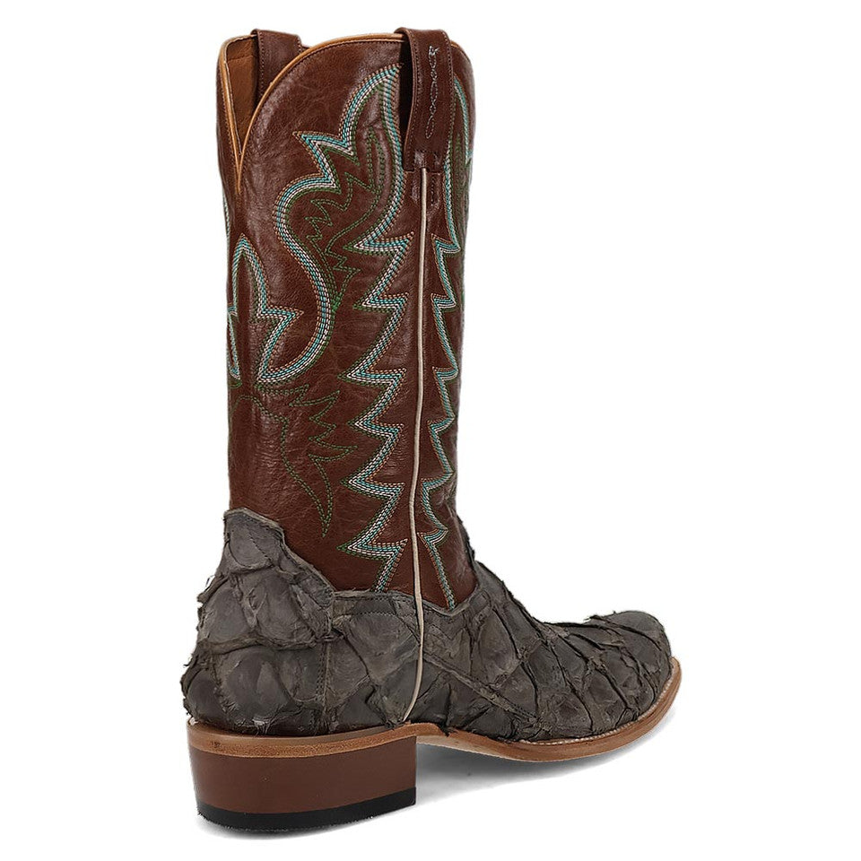 Dan Post Men's Riggs Pirarucu Skin Cutter Style Toe 13" Boots