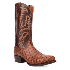 Dan Post Marco Ostrich Boot - Full Quill Luxury