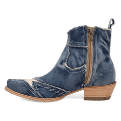 Dan Post Stardust Denim Booties - Luxury Men's Western Boots