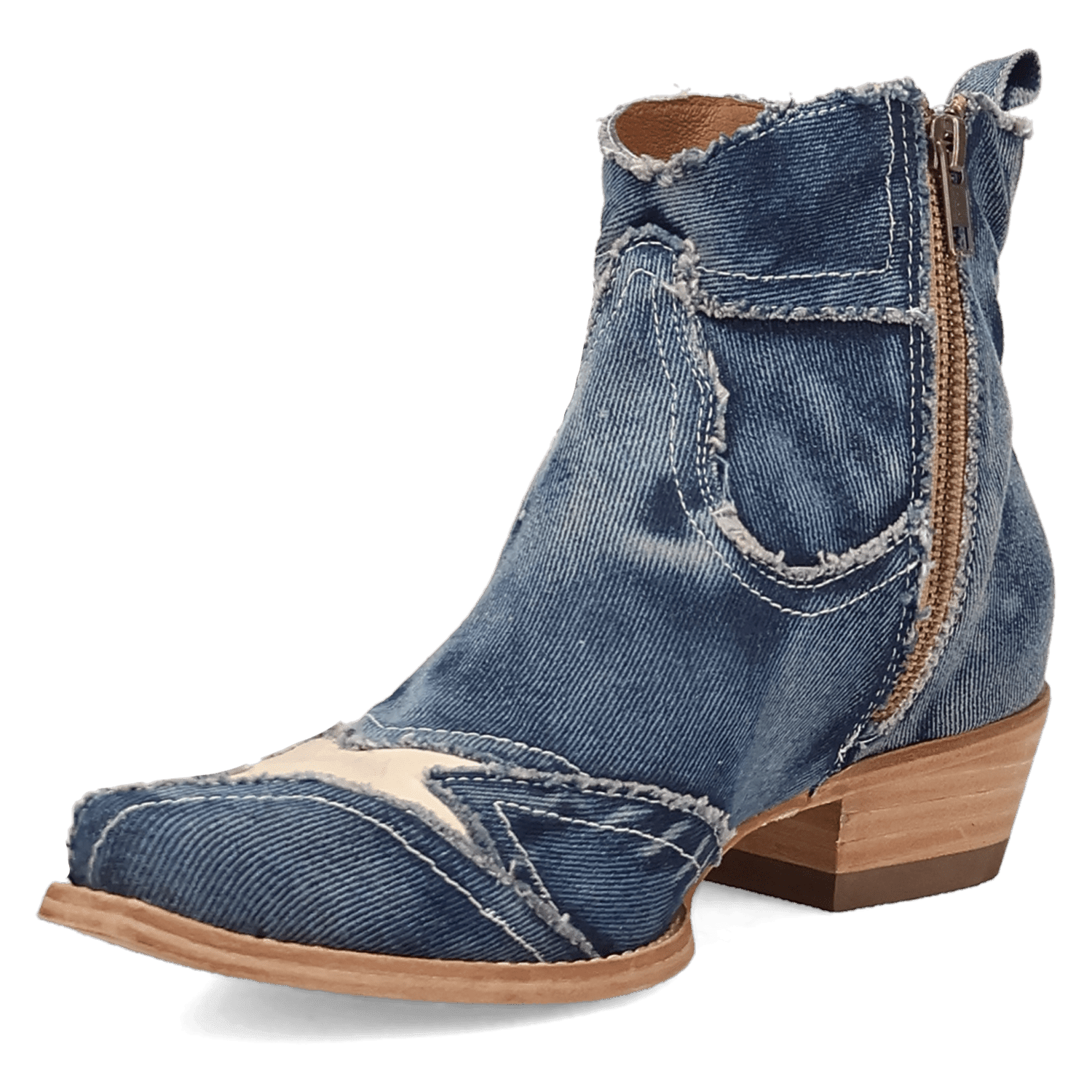 Dan Post Stardust Denim Booties - Luxury Men's Western Boots