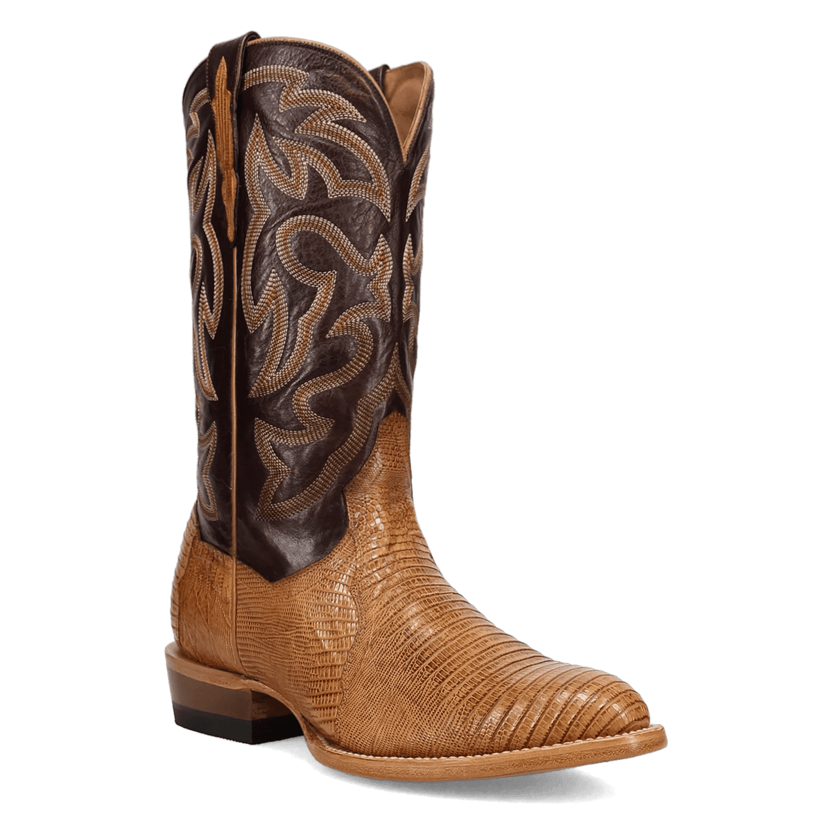 Dan Post Spurline Teju Lizard Boot - Exotic Western Style