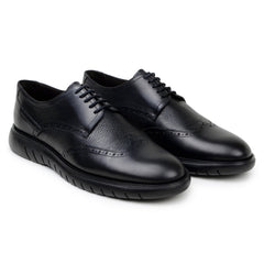 Belvedere Enzo Black Leather Oxford