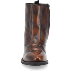 Laredo Fletcher Tan Leather Round Toe Boots for Men