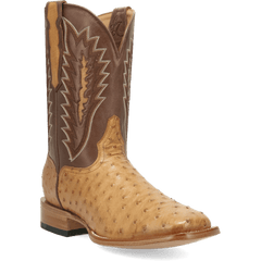 Dan Post Brannan Ostrich Boot - Full Quill Luxury