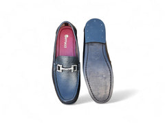 Carrucci Horsebit Loafer: Leather Sole - Elegant Style