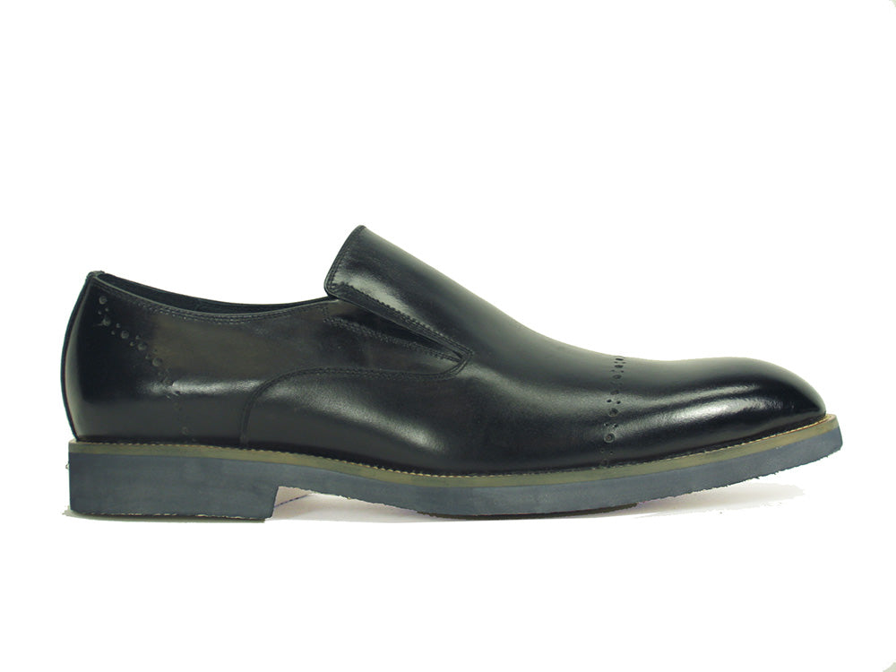 Chic Patina Finish Calfskin Slip-on