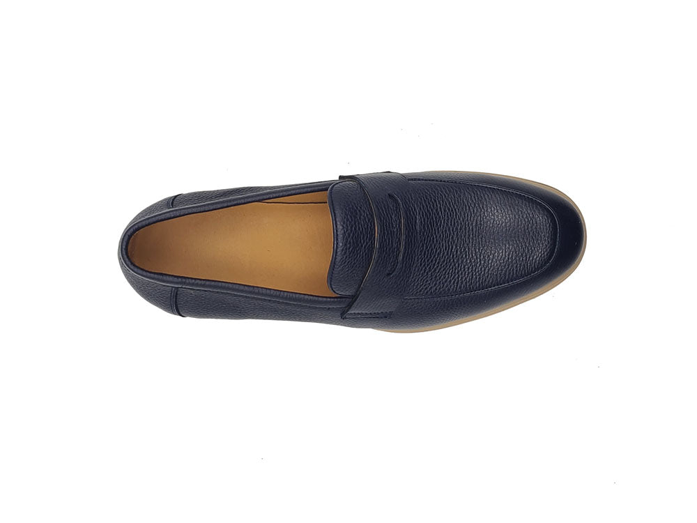 Tumble Calfskin Penny Loafer