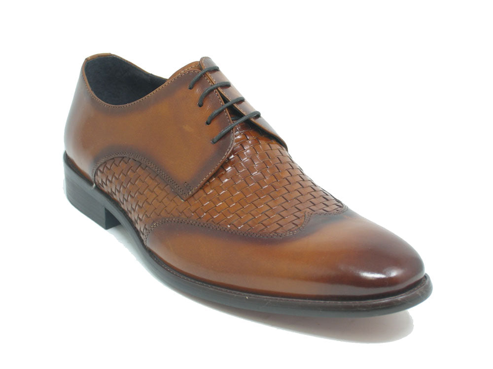 Hand Braided Leather Woven Oxford