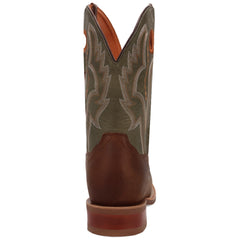 Dan Post Mens Leighton Brown and Blue Leather Western Boots