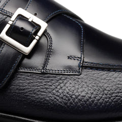 Pego Monk Strap  Blue By Mezlan Made In Spain Brand