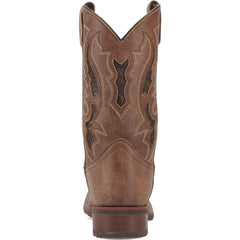 Laredo Martie Tan Broad Square Toe Boots for Men