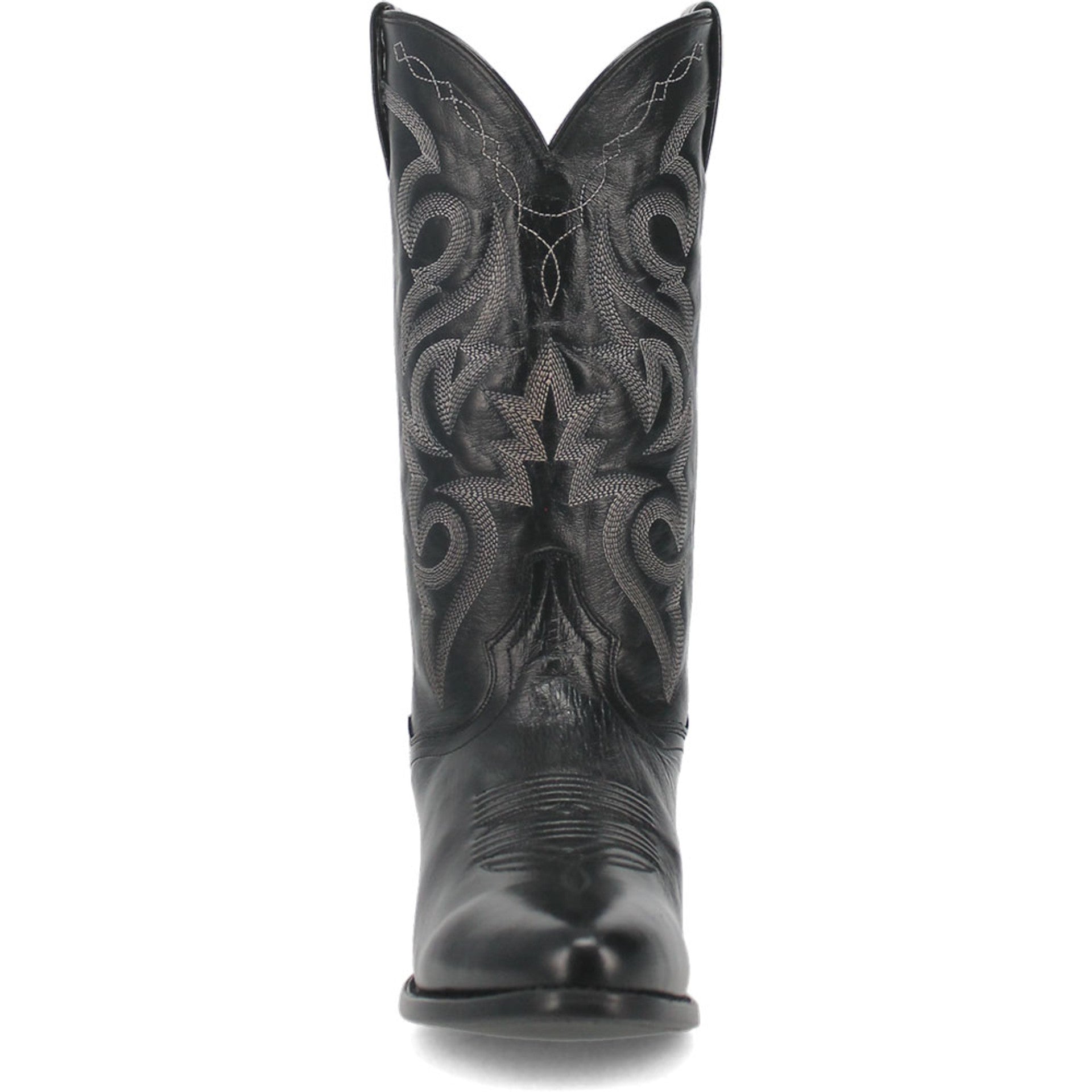 Dan Post Men’s Milwaukee 13 Round Medium Toe Black Leather Cowboy Boot