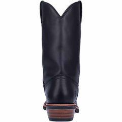 Dan Post Mens Albuquerque 12 Round Toe Black Leather Cowboy Boot