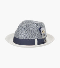 SKYLIN FEDORA Paper Braided Pinch Front Hat