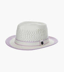 TYRONE FEDORA Poly Braided Pinch Front Hat