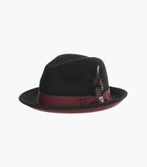 RIVEN FEDORA Wool Felt Pinch Front Hat