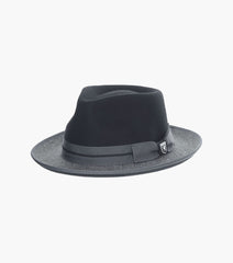 ZYLEN FEDORA Wool Felt Pinch Front Hat