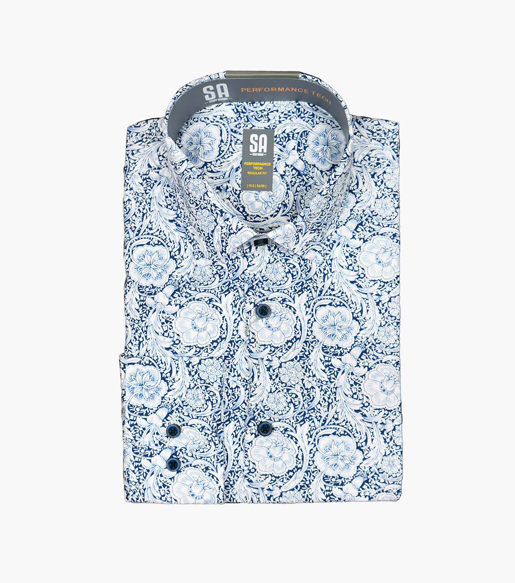 Stacy Adams Harbough Dress Shirt Spread Collar by Stacy Adams Shoes