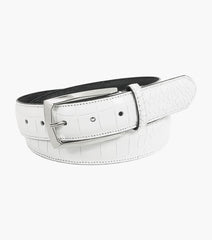 Stacy Adams Ozzie Croc Emboss Belt by Stacy Adams Shoes