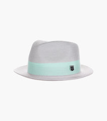 CALEM FEDORA Poly Braid Pinch Front Hat