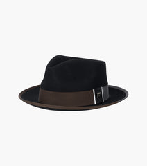 ALPHA FEDORA Wool Felt Pinch Front Hat
