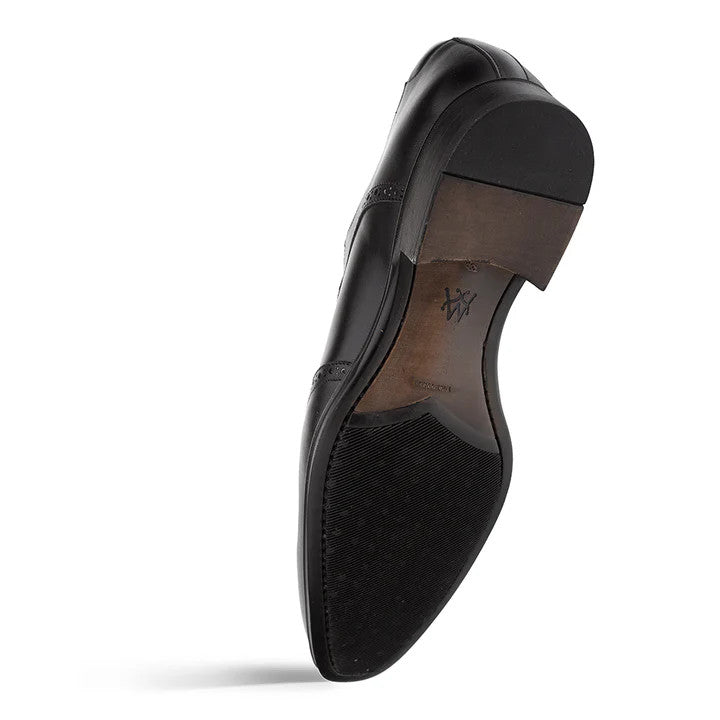 Tasso Wing Tip Derby  Black By Mezlan Made In Spain Brand