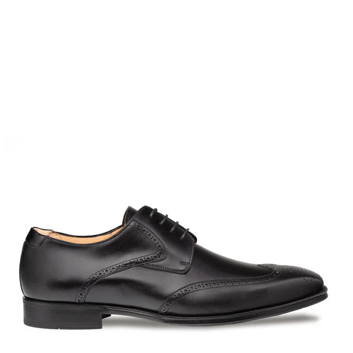 Tasso Wing Tip Derby  Black By Mezlan Made In Spain Brand