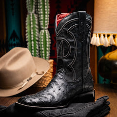 Marco Di Milano Alabama Black Leather Luxury Shoe