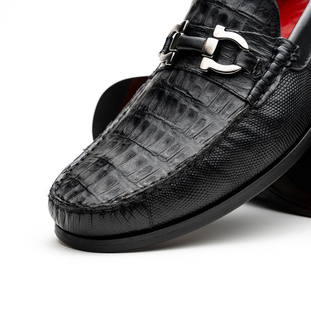 Marco_Di_Milano Adro Black Leather Dress Shoe