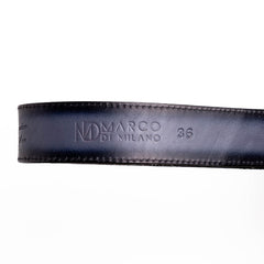 Marco Di Milano Arkansas Belt Antique Newspaper Leather Shoe