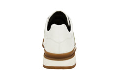 Belvedere Blake Lime/White Genuine Ostrich Leather Shoe