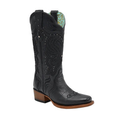 Laredo Men's Monty Snake Print Leather J-Toe Boots - Tan