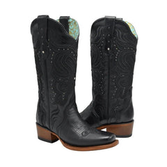Laredo Men's Monty Snake Print Leather J-Toe Boots - Tan