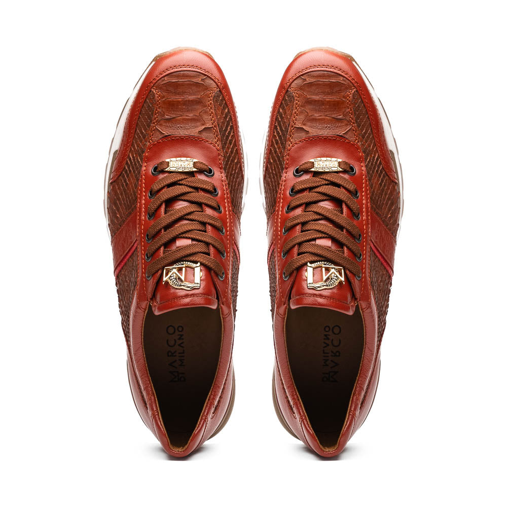 Marco Di Milano Brescia: Antique Cognac Leather Dress Shoe