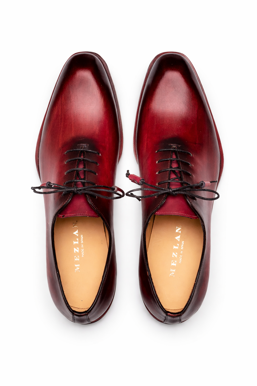 Dietro Whole Cut Oxford Burgundy By Mezlan Made In Spain Brand