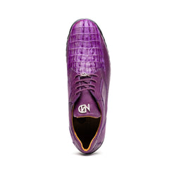 Marco_Di_Milano Crater Purple Luxury Leather Shoe