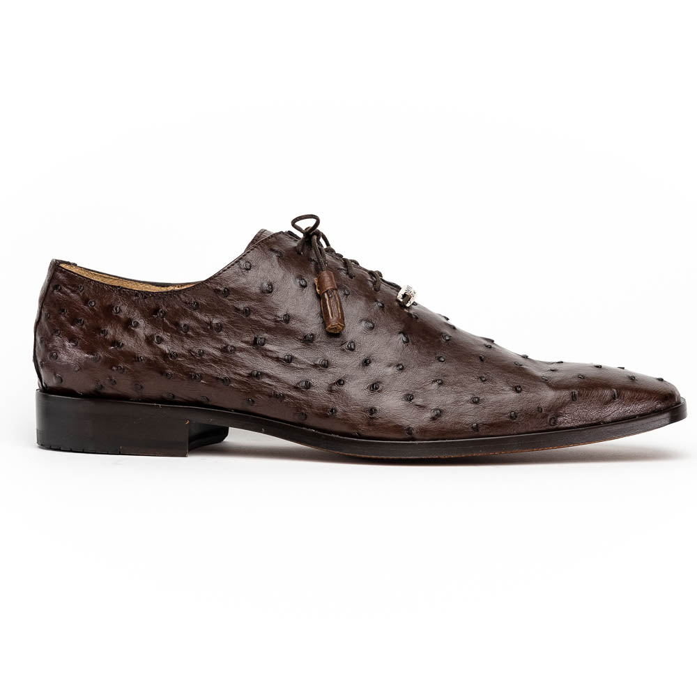 Marco Di Milano Criss Ostrich Quill Dress Oxfords Brown