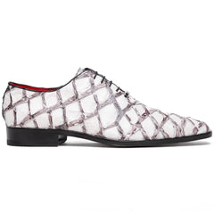 Marco_Di_Milano Olivieri Newspaper Luxury Leather Loafers