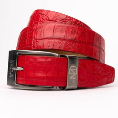 Marco Di Milano Riccardo Belt - Light Red Leather Loafer