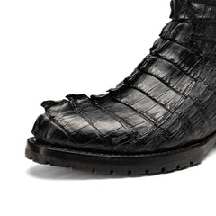 Marco_Di_Milano Marlboro Black Leather Oxfords