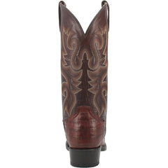 Dan Post Men's Stalker Genuine Caiman Belly Square Toe Boots - Brown