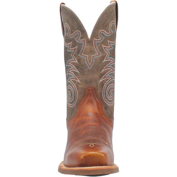 Dan Post Men's Cruz Genuine Leather Square Toe Boots - Honey