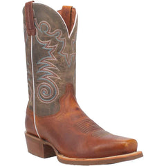 Dan Post Men's Cruz Genuine Leather Square Toe Boots - Honey