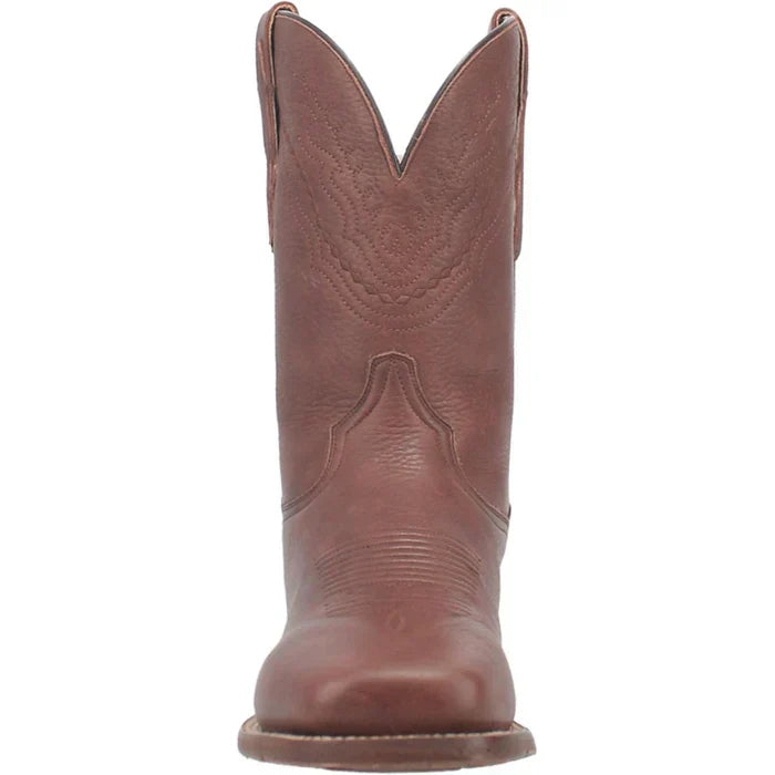 Dan Post Men's Milo Genuine Leather Square Toe Boots - Brown