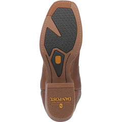 Dan Post Men's Richland Genuine Leather Square Toe Boots - Saddle