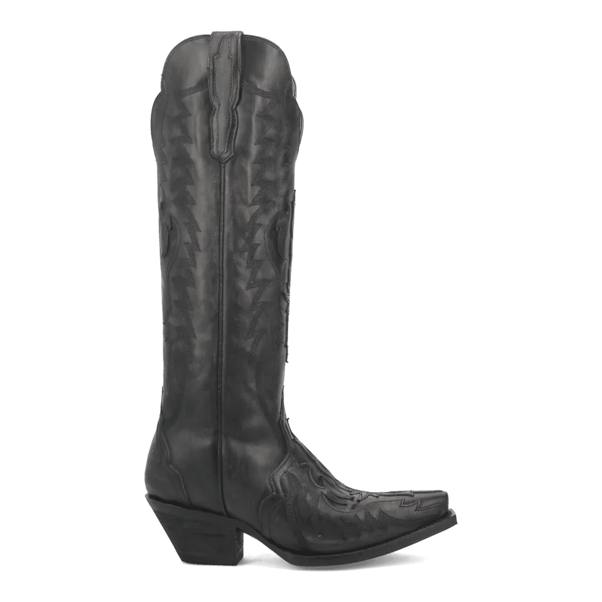 Dan Post Women's Hallie Snip Toe Leather Tall Boots - Black