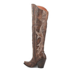 Dan Post Women's Jilted Snip Toe Leather Tall Boots - Brown