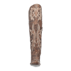 Dan Post Women's Jilted Snip Toe Leather Tall Boots - Brown